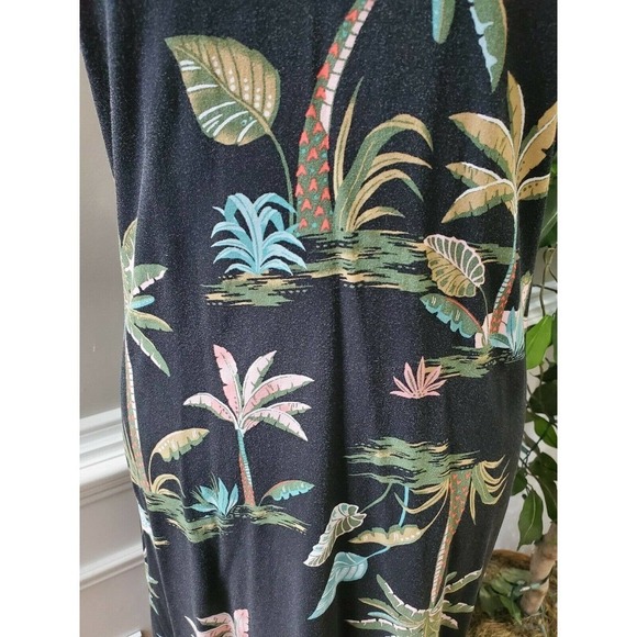 Old Navy Women's Blue Floral 100%Rayon V-Neck Strappy Long Maxi Dress Size Small - Picture 3 of 10